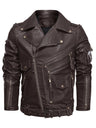 Men’s Multi-Color Biker Jacket – Stylish Motorcycle Outerwear