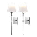 Rechargeable Wireless Wall Light Set (2 Pack) - Battery-Powered Indoor & Outdoor Lighting for Home, Patio, and Garden