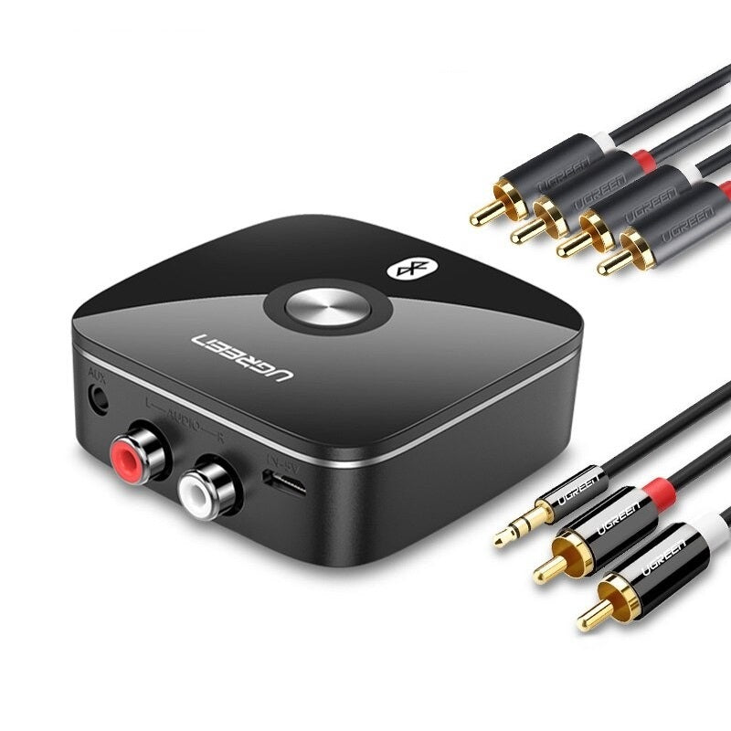 Bluetooth 5.0 Wireless Audio Receiver | Low Latency, Dual Speaker Support & Ideal for Home Theater and Gaming