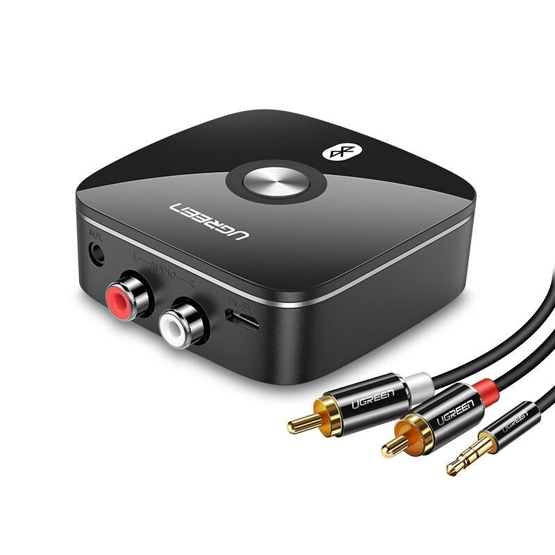 Bluetooth 5.0 Wireless Audio Receiver | Low Latency, Dual Speaker Support & Ideal for Home Theater and Gaming