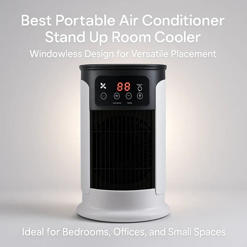 Portable Air Conditioner | Windowless, Energy Efficient & Ideal for Home Office and Dormitory Use