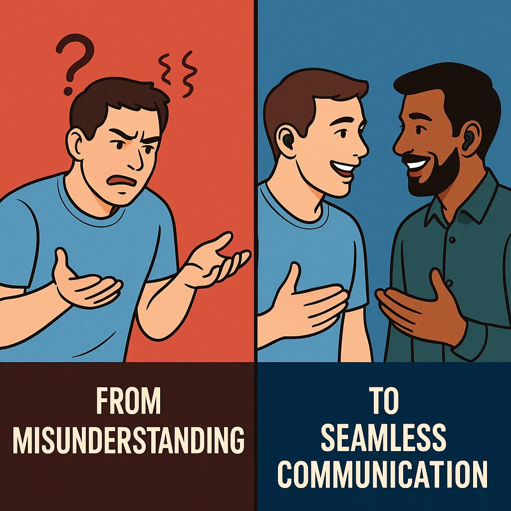 Live Translator Earbuds - Real-Time Two-Way Communication in 144 Languages and Music