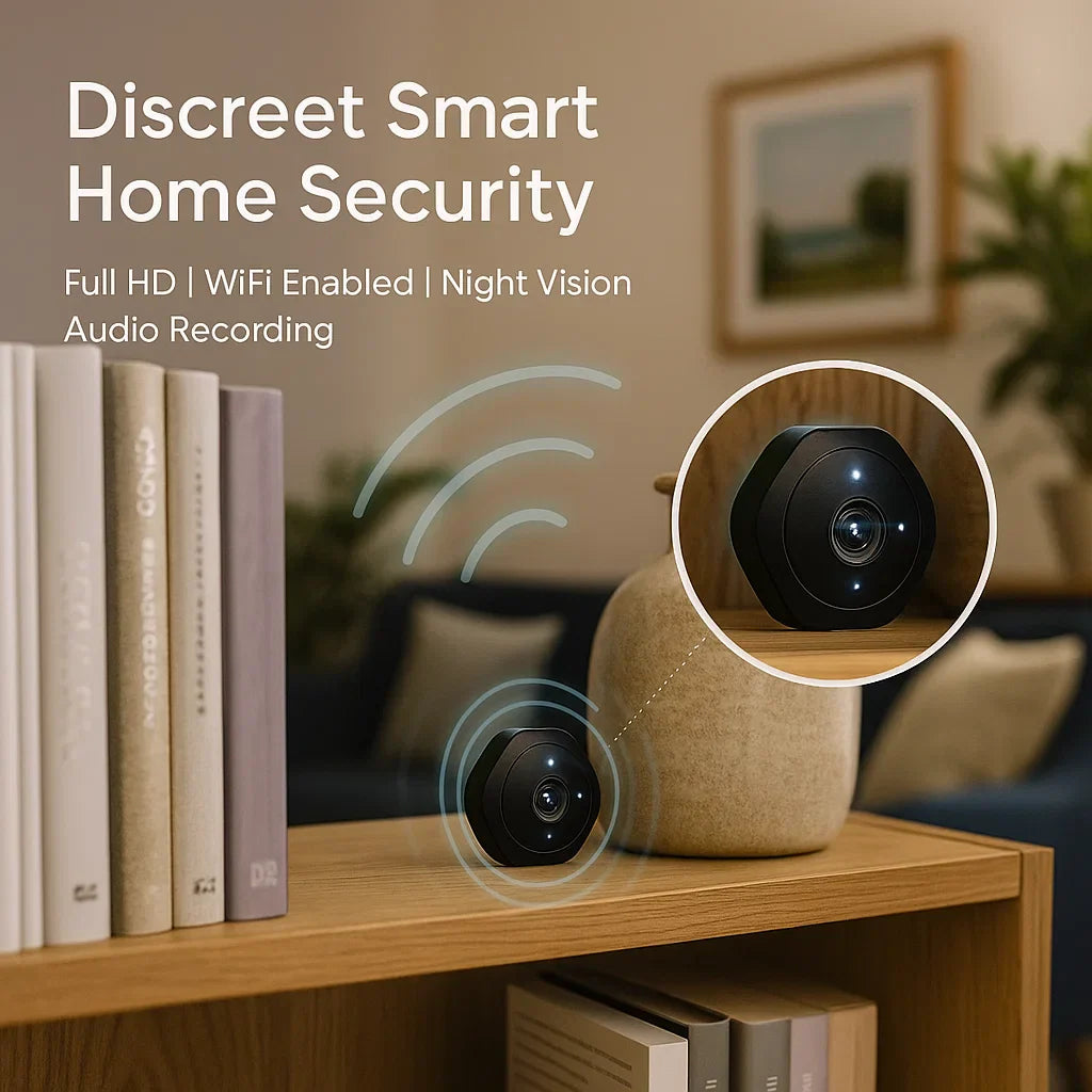 Wifi Mini Camera | Night Vision, Voice & Video Recording for Home Security