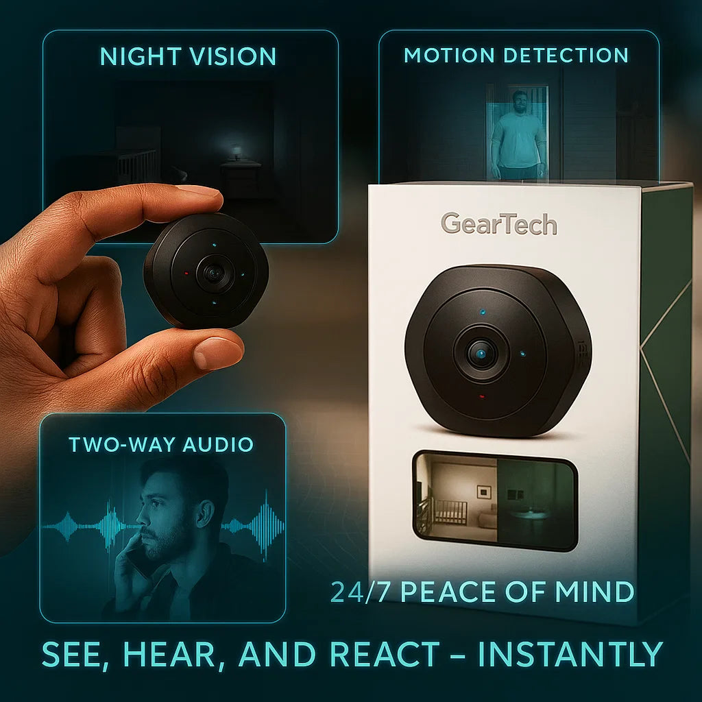 Wifi Mini Camera | Night Vision, Voice & Video Recording for Home Security