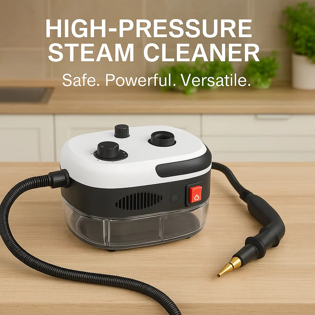 High-Temperature Steam Cleaner | Variable Steam Control, Large Capacity & Safe for Home, Kitchen & Car Cleaning