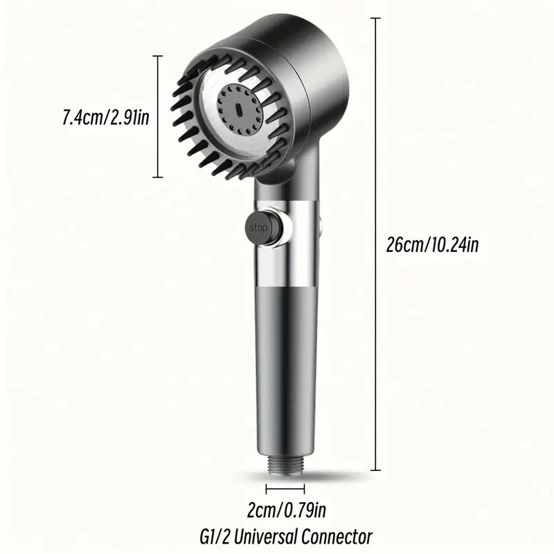 AquaPure Deluxe 3-in-1 Shower Head