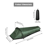 Ultralight Single-Person Camping Tent | Waterproof, Windproof & Ideal for Hikers and Backpackers