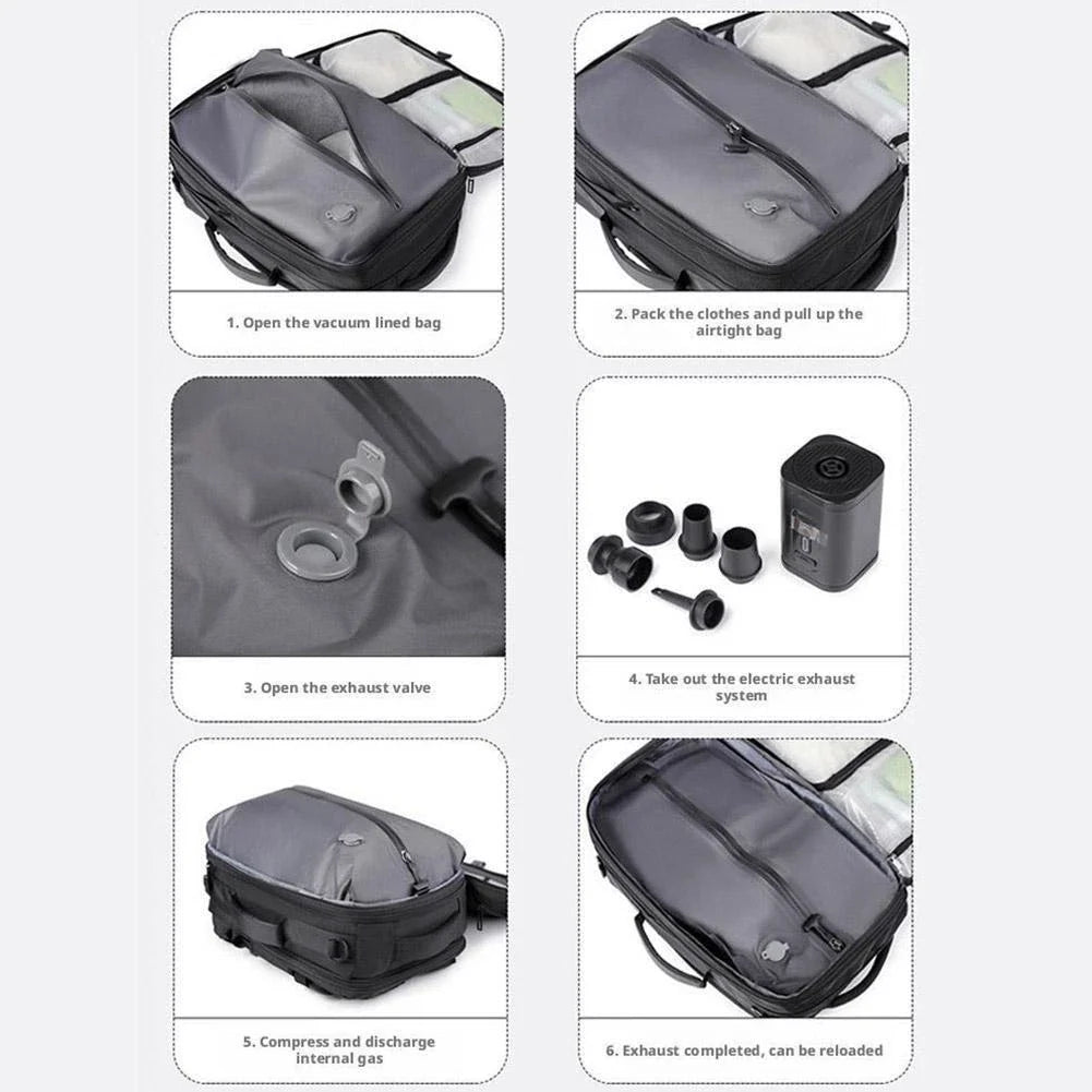 TrailBlazer Pro Compression Backpack & Portable Vacuum