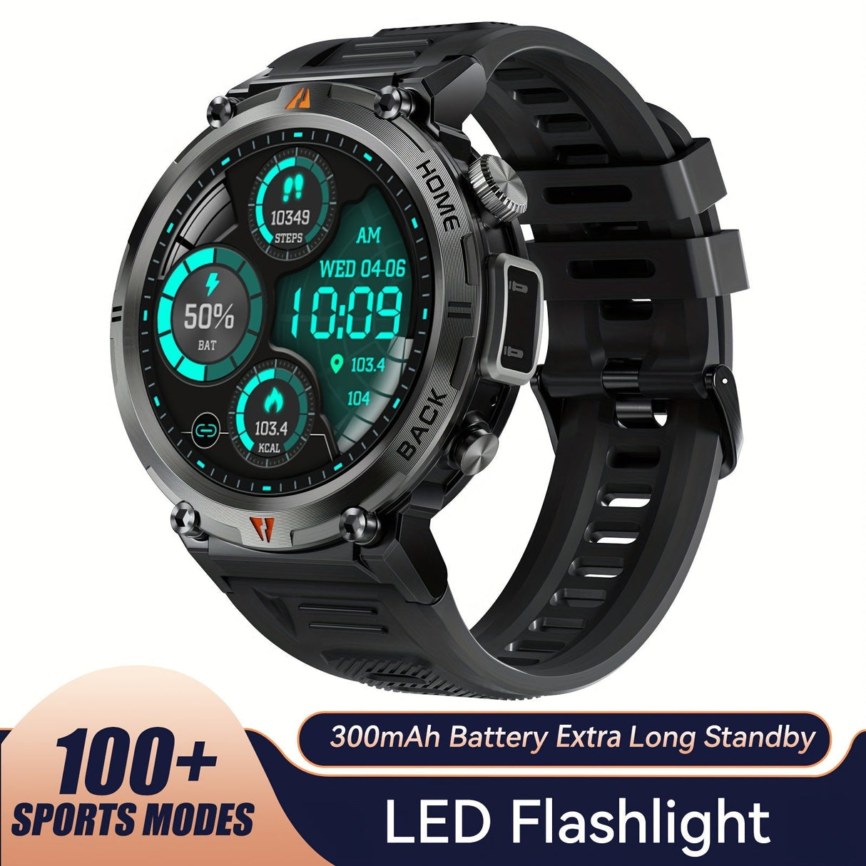 Merchpublic Sports Smart Watch For Men Make Calls, Outdoor Watch