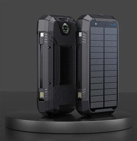 30000mAh Solar Charger Wireless Waterproof Power Bank External