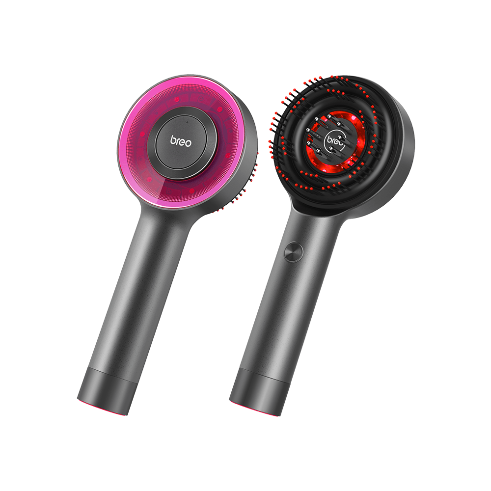 Scalp Massaging Brush with Red Light Therapy | Promotes Hair Growth & Relieves Scalp Tension for Healthier Hair