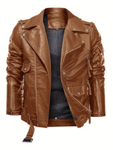 Men’s Multi-Color Biker Jacket – Stylish Motorcycle Outerwear