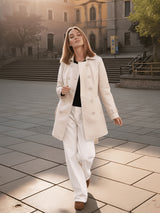 Women’s Spring Autumn Trench Coat Jacket – Lightweight Belted Commuter Outerwear