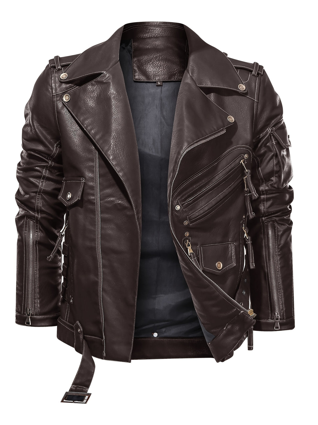 Men’s Multi-Color Biker Jacket – Stylish Motorcycle Outerwear