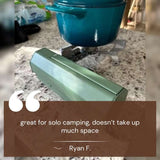 Camping Gas Burner | Windproof, Fuel-Efficient & Compact for Outdoor Cooking Adventures