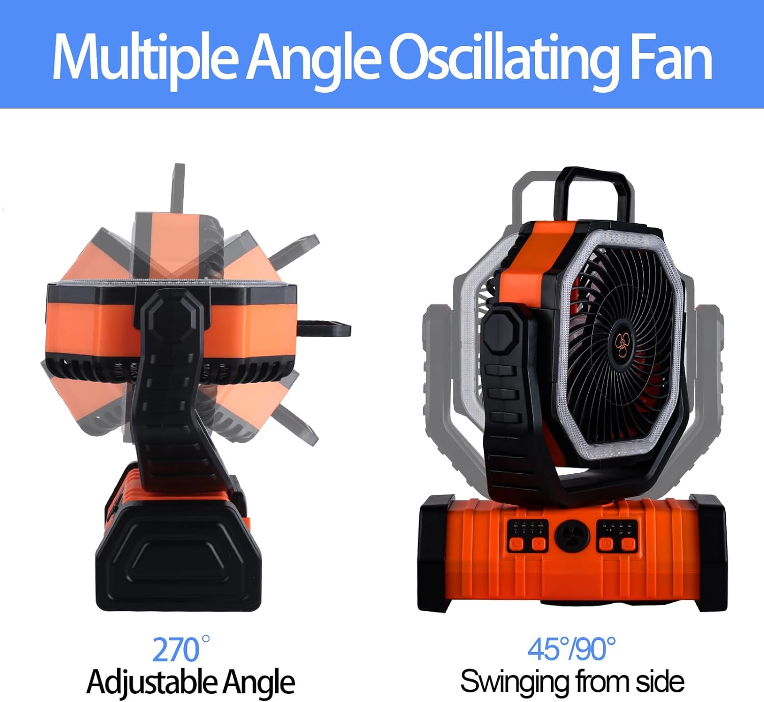 TrailBlazer Pro Outdoor Rechargeable Fan W/ LED 2.0
