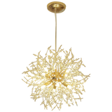 Lili Design LED Pendant Lights White Gold Metal Living Room Dining Room