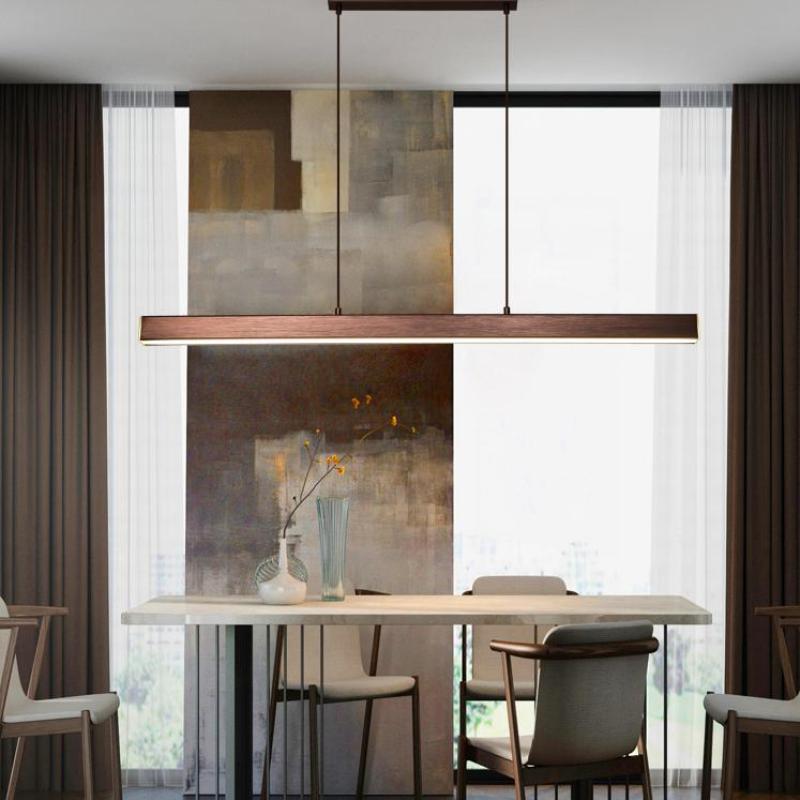 LED Pendant Light Fixture - Industrial Style with Adjustable Height - Perfect for Kitchen, Dining Room, and Loft Spaces