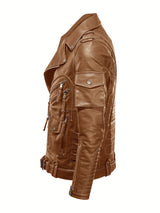 Men’s Multi-Color Biker Jacket – Stylish Motorcycle Outerwear