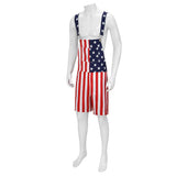 The Original Freedom Overalls – Handcrafted American Flag Shorts