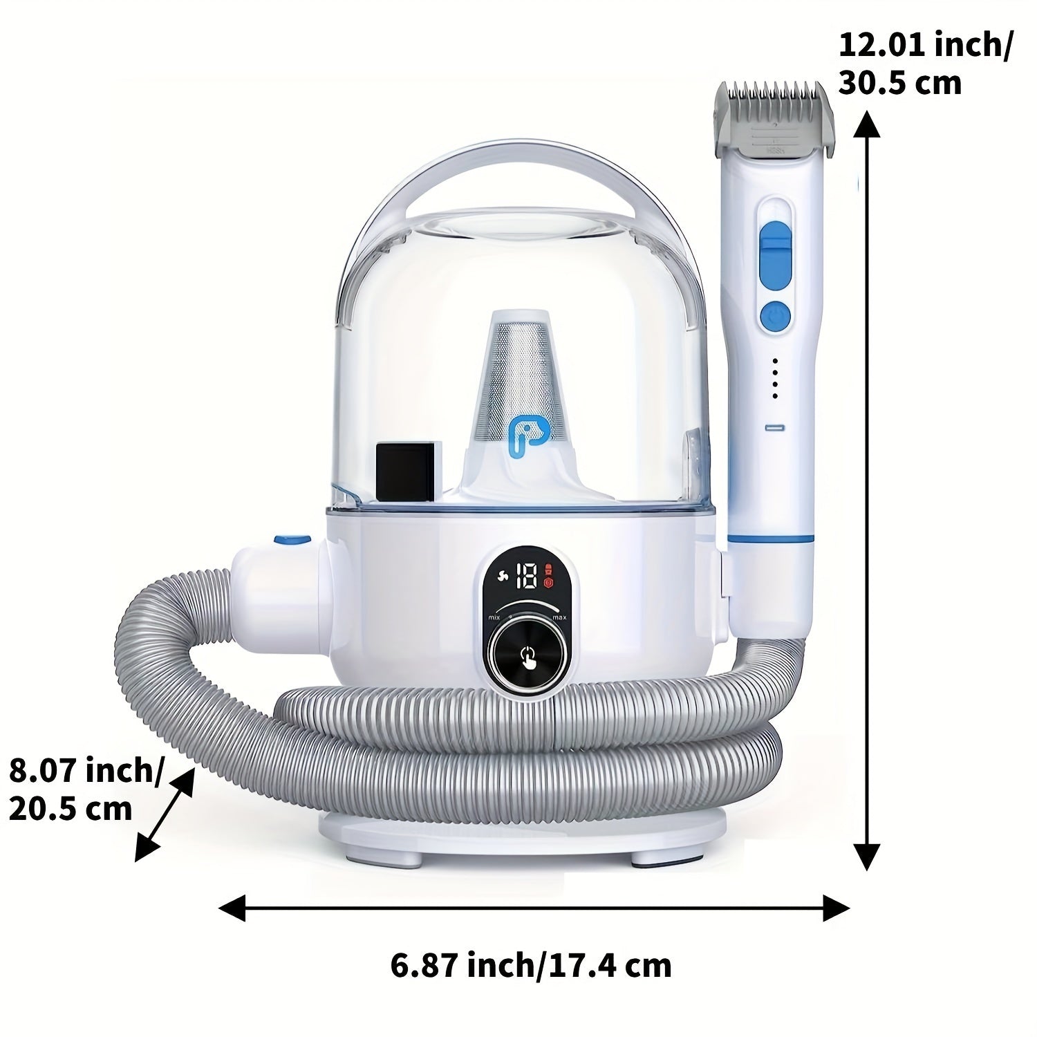 High-Performance Premium Quality 2L Pro Pet Grooming Kit Hair Removal System for Dogs & Cats