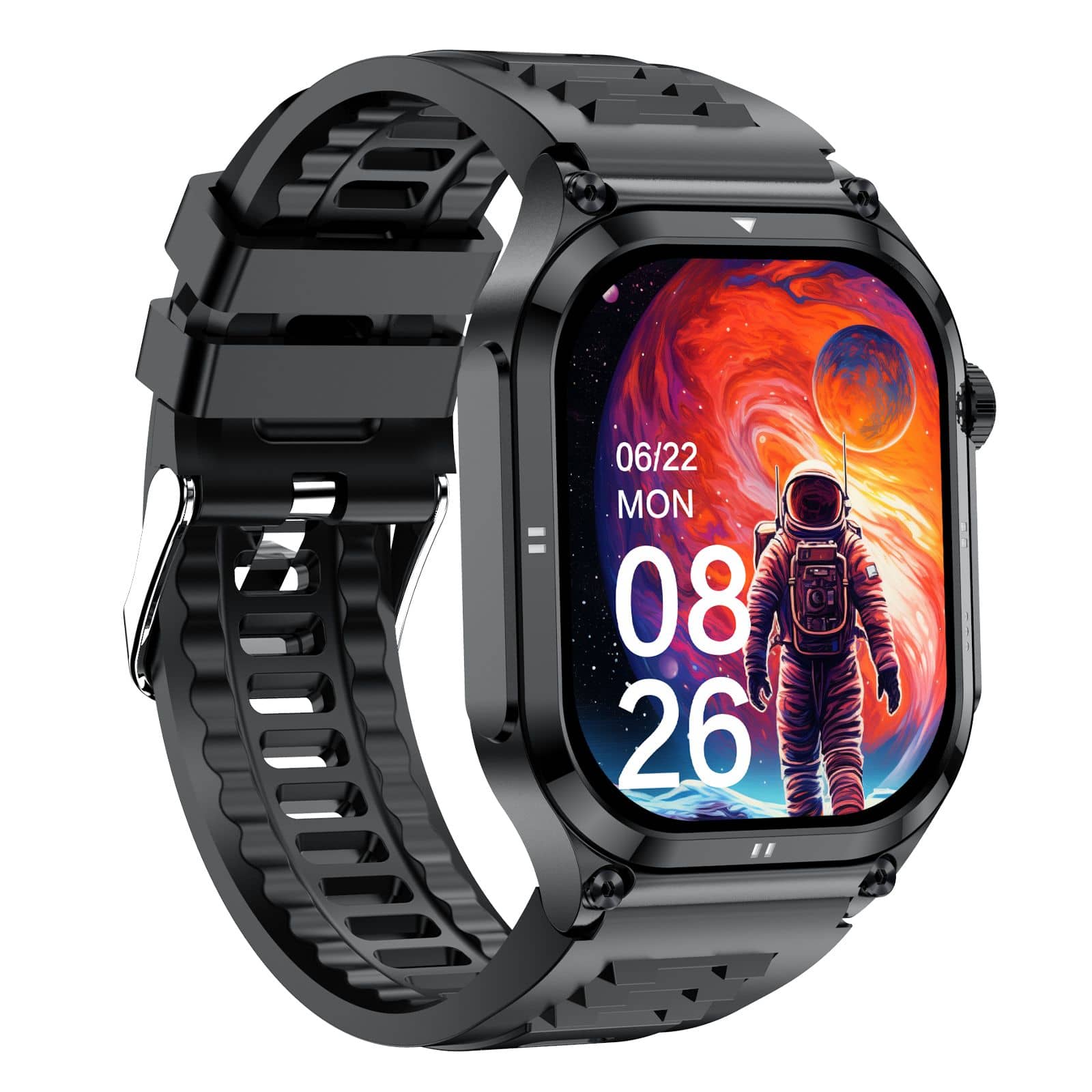 PH281 AMOLED Slim Outdoor ECG/EKG Bluetooth Calls Health Measurement Smart Watch
