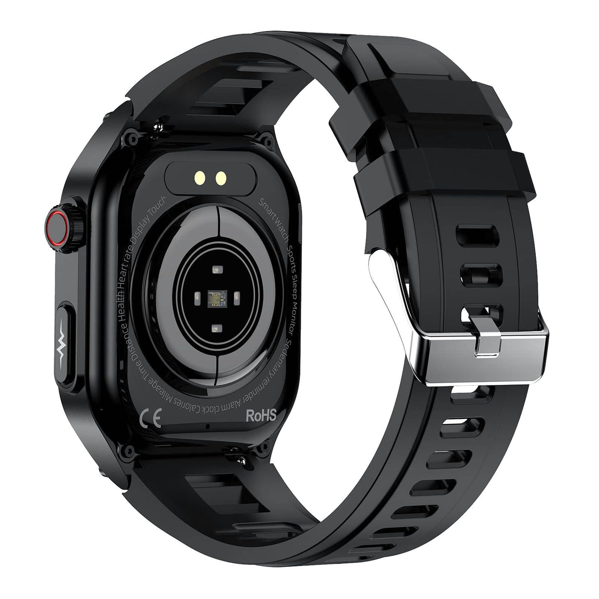 PH281 AMOLED Slim Outdoor ECG/EKG Bluetooth Calls Health Measurement Smart Watch