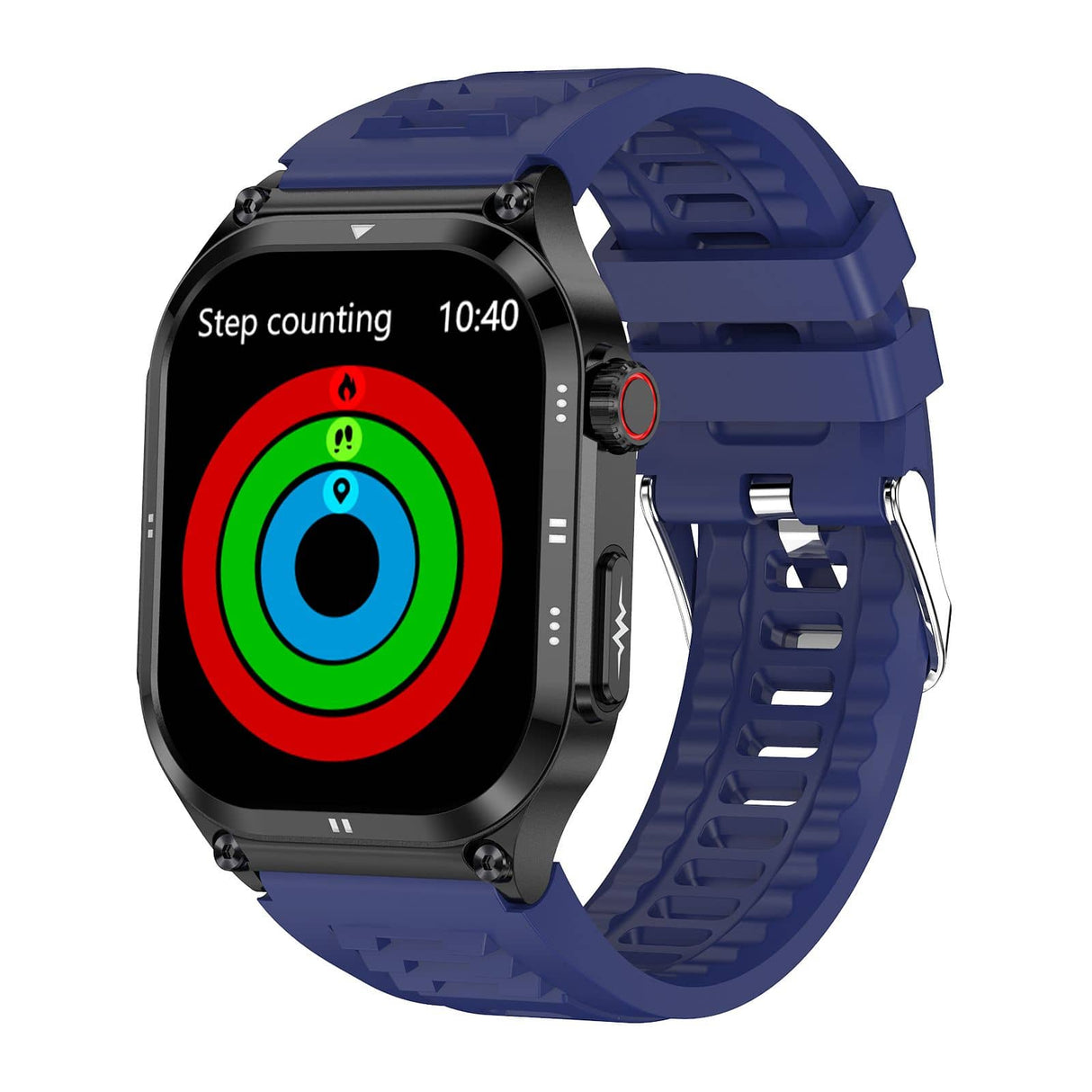PH281 AMOLED Slim Outdoor ECG/EKG Bluetooth Calls Health Measurement Smart Watch
