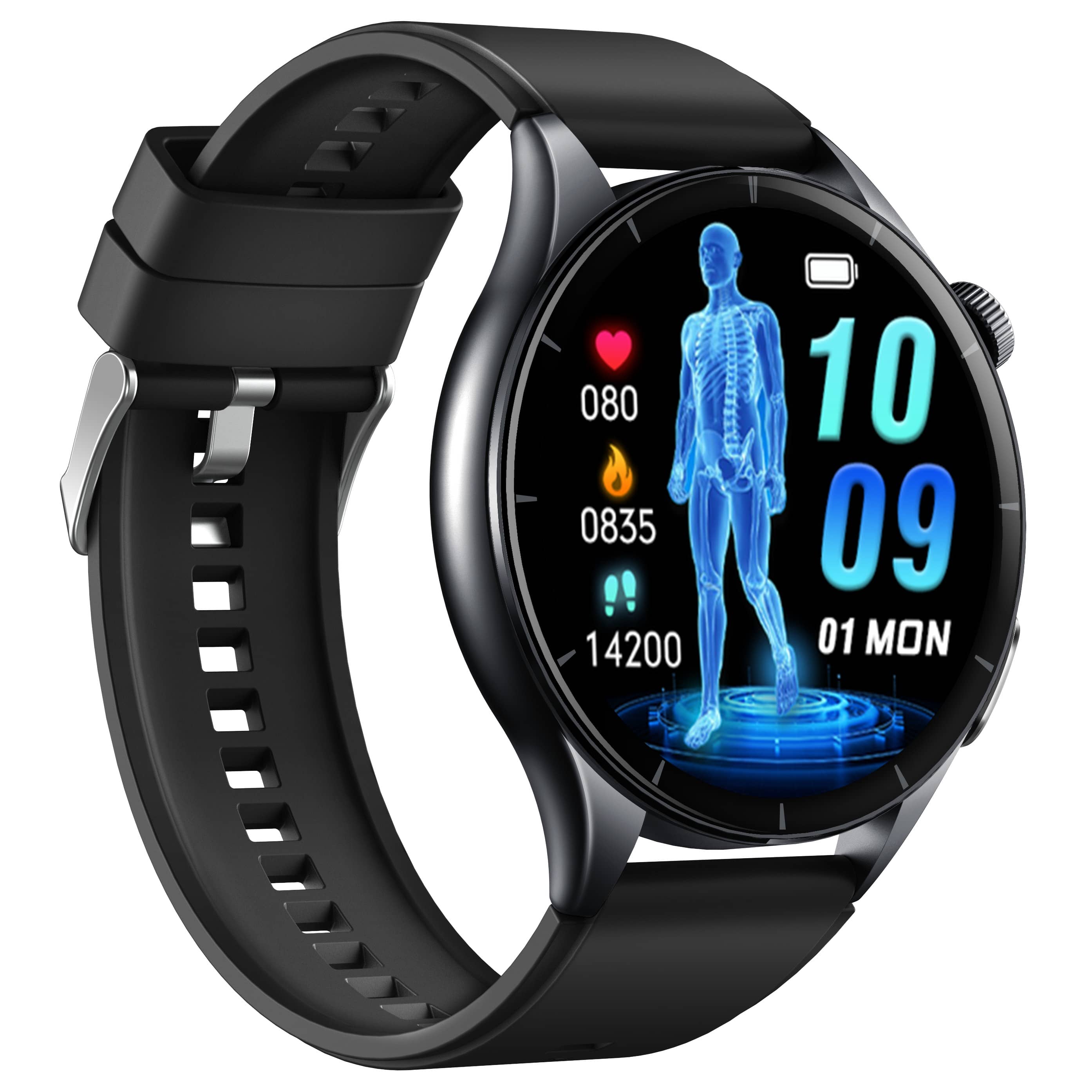 PH458 Ultra-thin ECG Heart Rate Blood Pressure Suga Pro Monitoring High-End Health Smart Watch