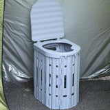Folding Portable Toilet | Durable, Space-Saving Design for Camping, Hiking & Road Trips