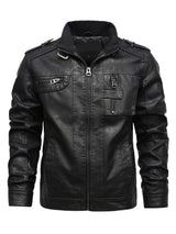 Men’s Vintage Pilot Jacket – Retro Motorcycle Style, Lightweight Casual Outerwear