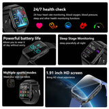 Merchpublic Smart Watch New ECG Blood Sugar Heart Rate Blood Pressure Sleep Monitoring Weather News Sports