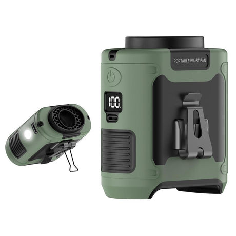 TrailBlazer Pro 3-in-1 Rugged Portable Fan w/ Powerbank & LED Light