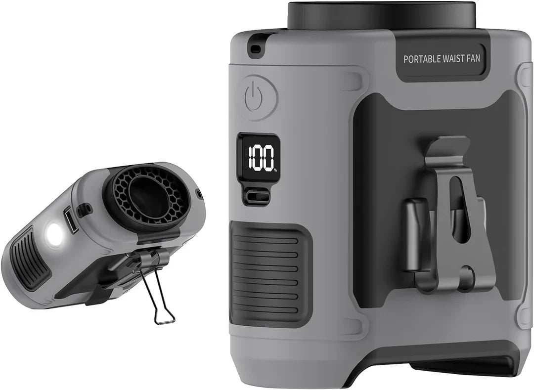 TrailBlazer Pro 3-in-1 Rugged Portable Fan w/ Powerbank & LED Light