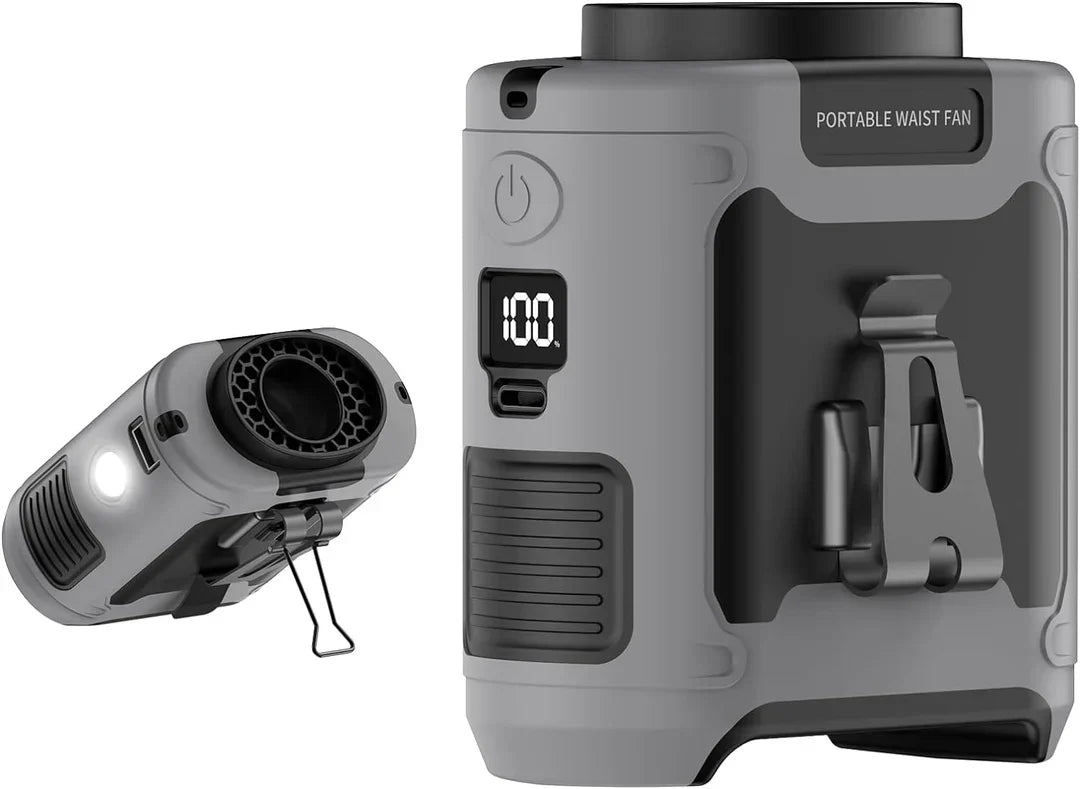 TrailBlazer Pro 3-in-1 Rugged Portable Fan w/ Powerbank & LED Light