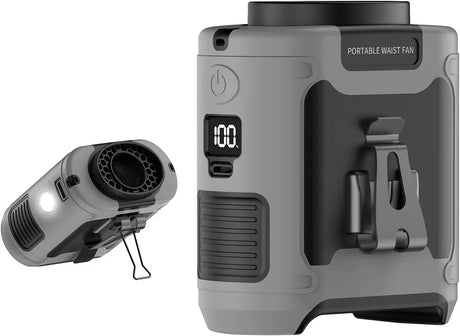 TrailBlazer Pro 3-in-1 Rugged Portable Fan w/ Powerbank & LED Light