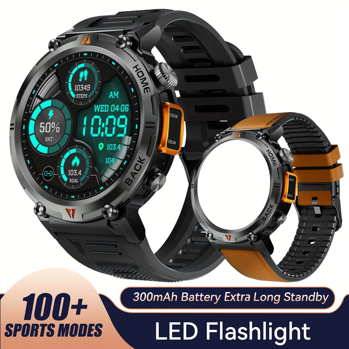 Merchpublic Sports Smart Watch For Men Make Calls, Outdoor Watch