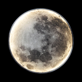 LED Moon Lamp - 3D Printed Night Light with Adjustable Brightness for Bedroom Decor & Relaxation