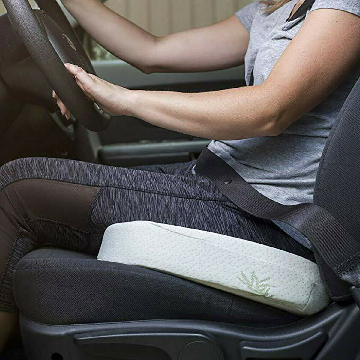 Memory Foam Seat & Back Cushion with Washable Cover