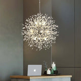 Lili Design LED Pendant Lights White Gold Metal Living Room Dining Room