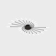 Contemporary LED Ceiling Light – Industrial Fireworks Design for Living & Dining Rooms