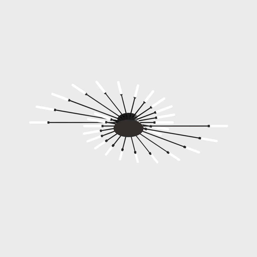 Contemporary LED Ceiling Light – Industrial Fireworks Design for Living & Dining Rooms