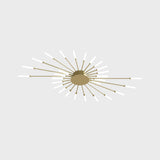 Contemporary LED Ceiling Light – Industrial Fireworks Design for Living & Dining Rooms