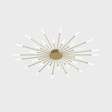 Contemporary LED Ceiling Light – Industrial Fireworks Design for Living & Dining Rooms