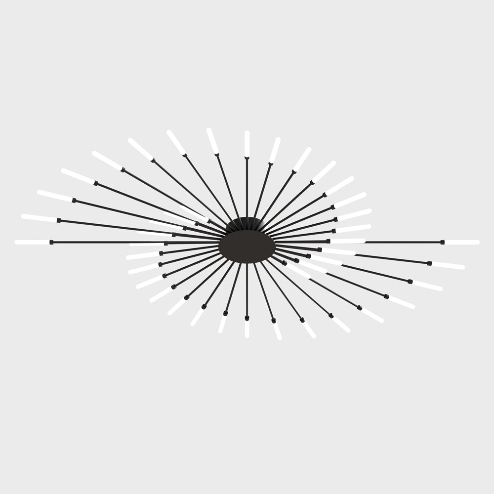 Contemporary LED Ceiling Light – Industrial Fireworks Design for Living & Dining Rooms