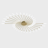 Contemporary LED Ceiling Light – Industrial Fireworks Design for Living & Dining Rooms