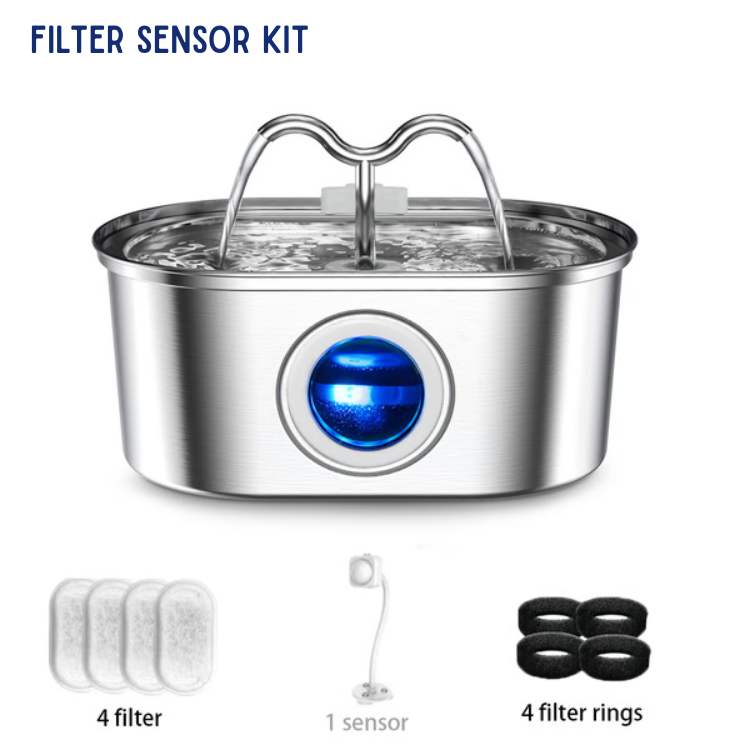 Cat Water Fountain | Silent Operation, Stainless Steel & Hygienic Design for Healthy Hydration