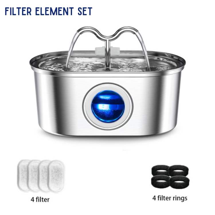 Cat Water Fountain | Silent Operation, Stainless Steel & Hygienic Design for Healthy Hydration