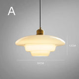 Elegant Art Deco White Glass Pendant Light – Ceiling Lamp for Hallways & Kitchens