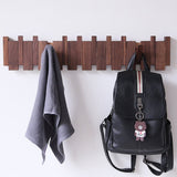 Handcrafted Wooden Piano Coatrack | Unique Design with 4-10 Hooks for Hallway, Bedroom & Office Storage